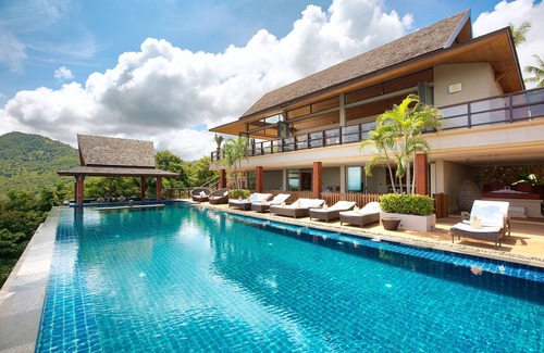 Bophut Hills Villa | Baan Grand Vista - 5 Bed Private Pool Sea View Villa