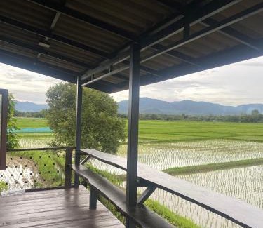 Choeng Doi House | Baan PhuriChaya Doi Saket Chiang Mai Peaceful Stay with Mountain and Rice Field View