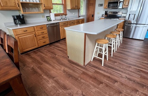 Pittsburg House | Back Lake Views! Sleeps 12, Flat Rate, Direct ATV & Private Snowmobile Access!