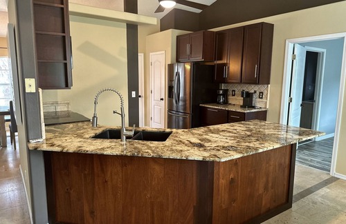 Navarre House | "Backyard Breeze "Private Pool (heated extra fee $), Bikes, Game Room