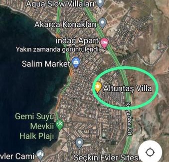 Seferihisar Apartment | Bahçe Katı Stüdyo Daire 1 Deniz Manzaralı