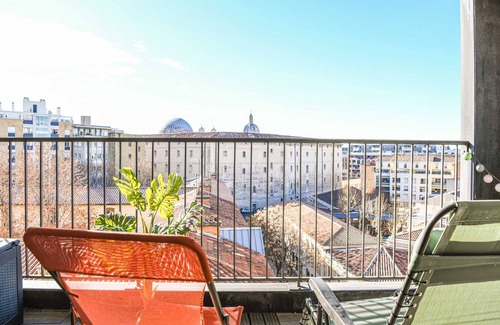 Les Grands Carmes Apartment | Bail mobilité - Studio cosy avec terrasse et vue