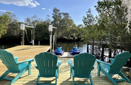 Holiday House | Baileys Bluff Waterfront Escape, Heated Pool near Gulf Island Beaches