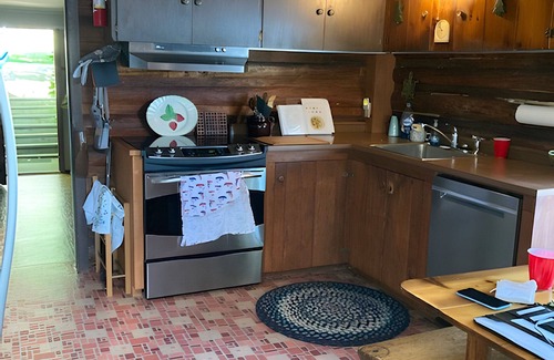 Rollingbay Cabin | Bainbridge Island Water's Edge Log Cabin just feet from the beach! Pet Friendly