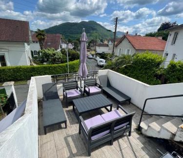 Lourdes Apartment | Balcon St Raymond maison 100m2 centre Lourdes