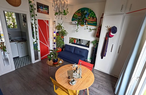 Saint Blaise Apartment | Balcon sur Grand Jardin, Canopée, Lumineux, Design