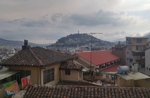 Quito Historic Center Apartment | Balcony Apartment Overlooking Spanish Colonial Quito