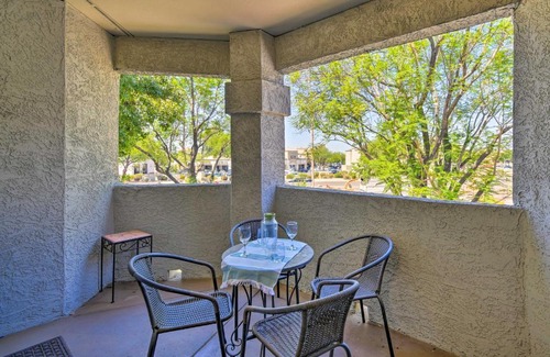 North Scottsdale Apartment | Balcony Resort-Style Scottsdale Condo!