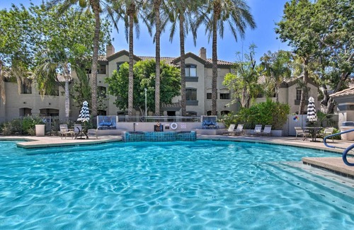 North Scottsdale Apartment | Balcony Resort-Style Scottsdale Condo!