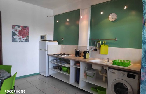 Deshaies Apartment | Bamboo apartment in a postcard setting overlooking the Caribbean Sea