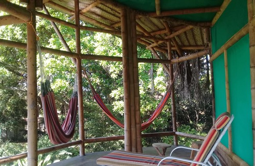 Minca House | BAMBOO HOUSE in lush tropical vegetation
