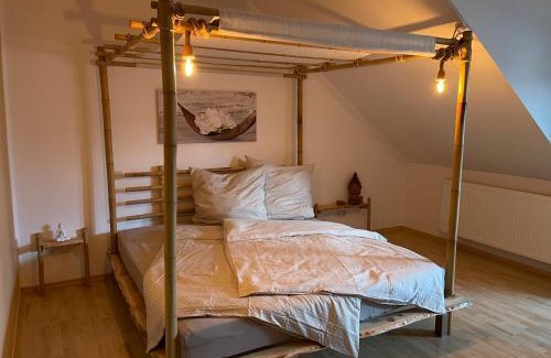 Radebeul Apartment | Bambus, Jungle, Dachterrasse & bequem bis Zentrum