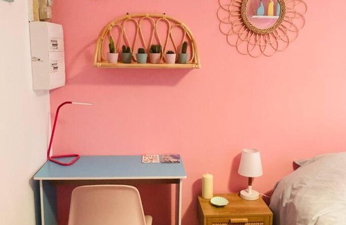Rouen City Centre Apartment | Barbapappart - Un studio coloré dans le centre de Rouen