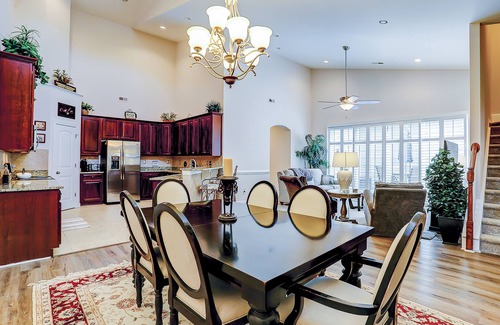North Myrtle Beach House | Barefoot Resort townhome with on-site pool, golf, & marina - near beach