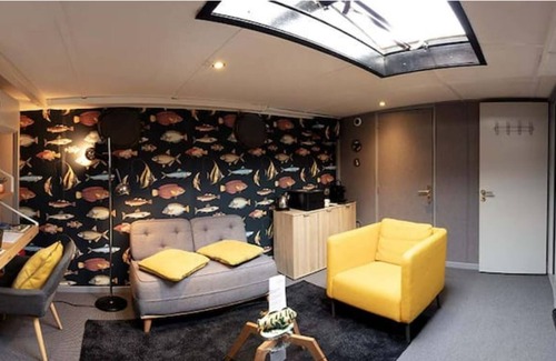 Lyon City Centre Boat Rental | Barge 180m2 with terrace 100m2 in a quiet area - 5 mn from the center. exceptional view