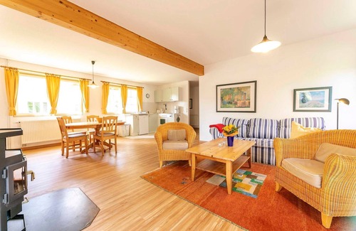 Muritz Apartment | Barrier-free apartment Schwalbe, 4 pers., Fireplace (6) - Feriendorf Müritzufer