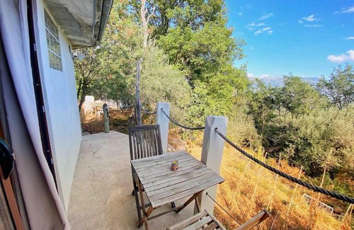 Chateauneuf-Villevieille Apartment | Bas de villa au milieu des oliviers.