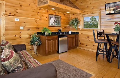 Gatlinburg - Pigeon Forge Cabin | Bashful Bear: 6 bedrooms, Hot Tub, Elevator, Views, Gameroom, Theater