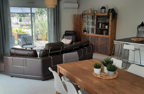 Lanton House | BASSIN D'ARCACHON, Maison vacances climatisée au calme, proche plage