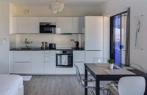 Neudorf Ouest Apartment | Bassin d'Austerlitz - Studio avec terrasse dans l'une des tours Black Swans