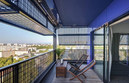 Neudorf Ouest Apartment | Bassin d'Austerlitz - Studio avec terrasse dans l'une des tours Black Swans