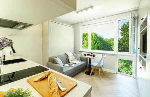 Ochota Apartment | Batorego Grey - Stacja Metra 300m - Bezpłatny parking