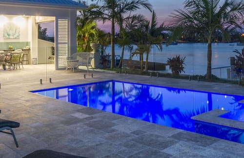 Miami Springs Villa | Bay Front Beach House with Open Floor Plan