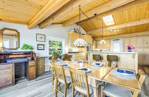Poulsbo House | Bayfront Home w/Private Beach in Poulsbo!