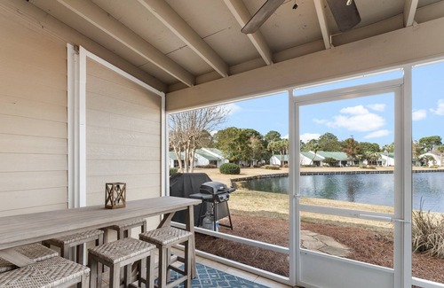 Sandestin Condo | Bayou Village Sandestin! Lakefront Villa, 2 GOLF CARTS! Pool, Tram to Wharf.