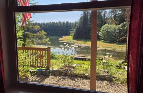 Juneau Apartment | Bayside Hideaway, tucked in the forest! Clean, Cozy, Comfortable!