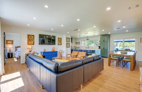 Johnson City House | BBQ Ready + Fire Pit: Chic Johnson City Home