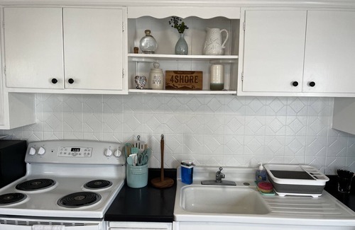 Brigantine House | Beach bungalow - 1.5 blocks to the beach - outdoor shower!