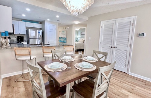 Miramar Beach Condo | Beach Chair Setup ☀️ Private Beach, Bath Remodel, Beach Equip, *Heated Pool ☀️ Tennis