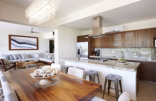 Punta de Mita Condo | Beach club access + includes daily HSK, Cook and 6 seater Golf Cart