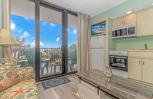 Myrtle Beach Condo | Beach Colony Resort Unit 208 - Beautiful Oceanfront Condo - 1 bedroom - 1 bath Perfect for 6