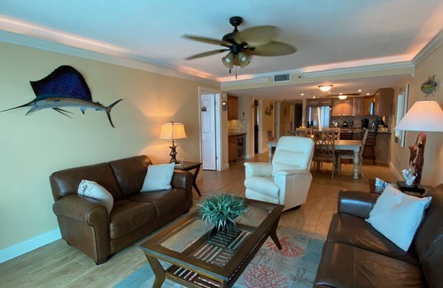 Indian Shores Condo | Beach Front 3BR/2BA Condo, Sleeps 8, Unit 410 in Exclusive Sand Dollar Resort