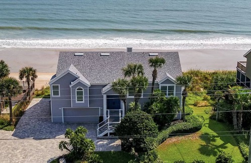 South Ponte Vedra Beach House | Beach Front Family Retreat/Watch Dolphins Turtles & Sunrises