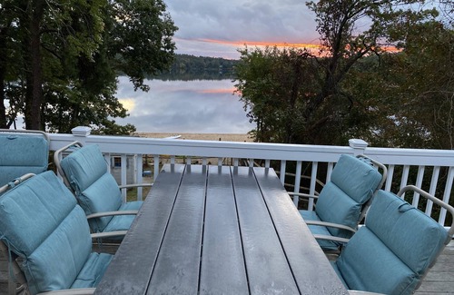 East Falmouth House | Beach front, fenced yard, dogs welcome, central air, fire pit, 3 kayaks, hot tub