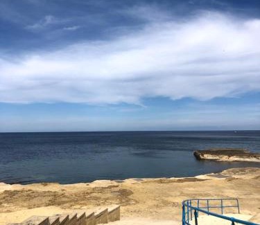 Marsalforn Apartment | Beach front High End apartment, direct sea views.