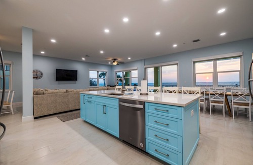 Indian Shores House | Beach Front Paradise is a Brand New Construction 7 Bedroom with POOL and Hot tub sleeps 18