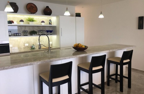 Puerto Morelos Condo | Beach Front Penthouse on the Beach
