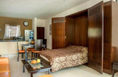 Puerto Morelos Condo | Beach front, Pool front: Step out into relaxing bliss