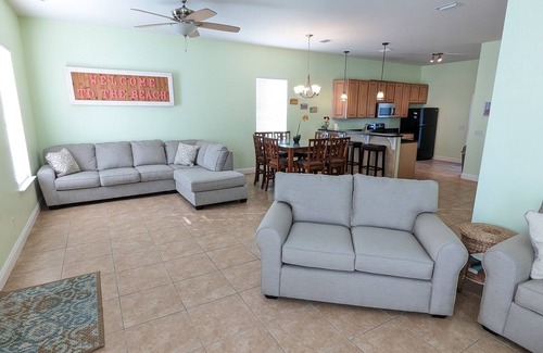Crescent Beach House | Beach House w/Private Pool on Thomas Drive - Steps from the Beach