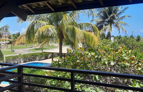 Paripueira House | Beach house with beautiful garden and swimming pool with hot tub and waterfall