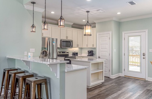 Dauphin Island House | Beach house with Gulf views, deck, hot tub, grill, & WiFi