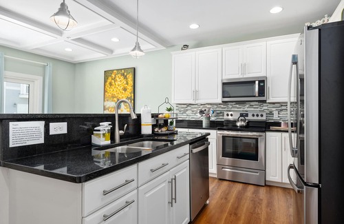 Midtown Ocean City House | BEACH PARADISE I - 4BR/3.5BA NEW GARAGE Townhouse with POOL in PRIME MIDTOWN OC!