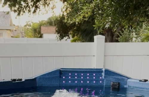 Largo House | Beach Resort Retreat Accessible Home with swim spa jacuzzi
