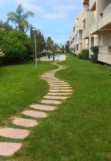 Dar Bouazza Apartment | Beach-Side 2-BR Oasis with Private Pool & Parking