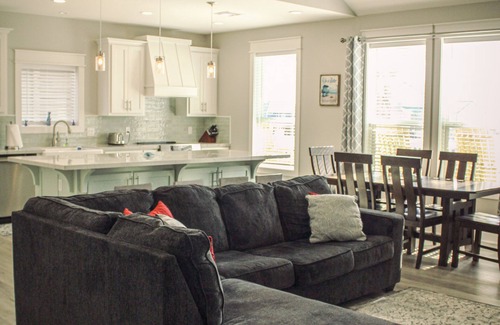 Crystal Beach House | Beach views- Less than a minute walk to the beach!