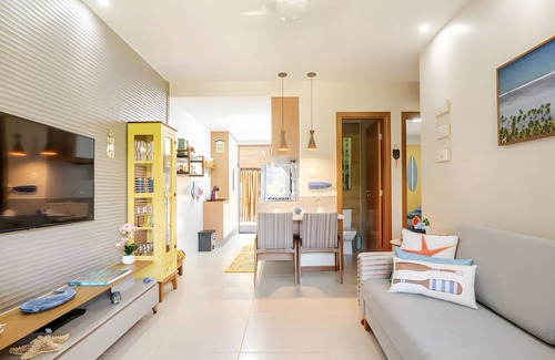 Itacimirim Apartment | Beach Village at Bioflora Residence Itacimirim: 2 bedrooms and up to 6 people.